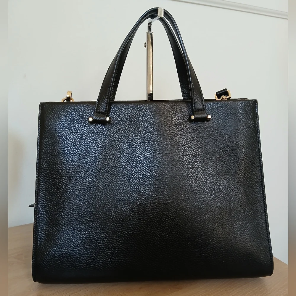Kate Spade Carena Kay Street Pebble Handbag Purse Black Leather Satchel